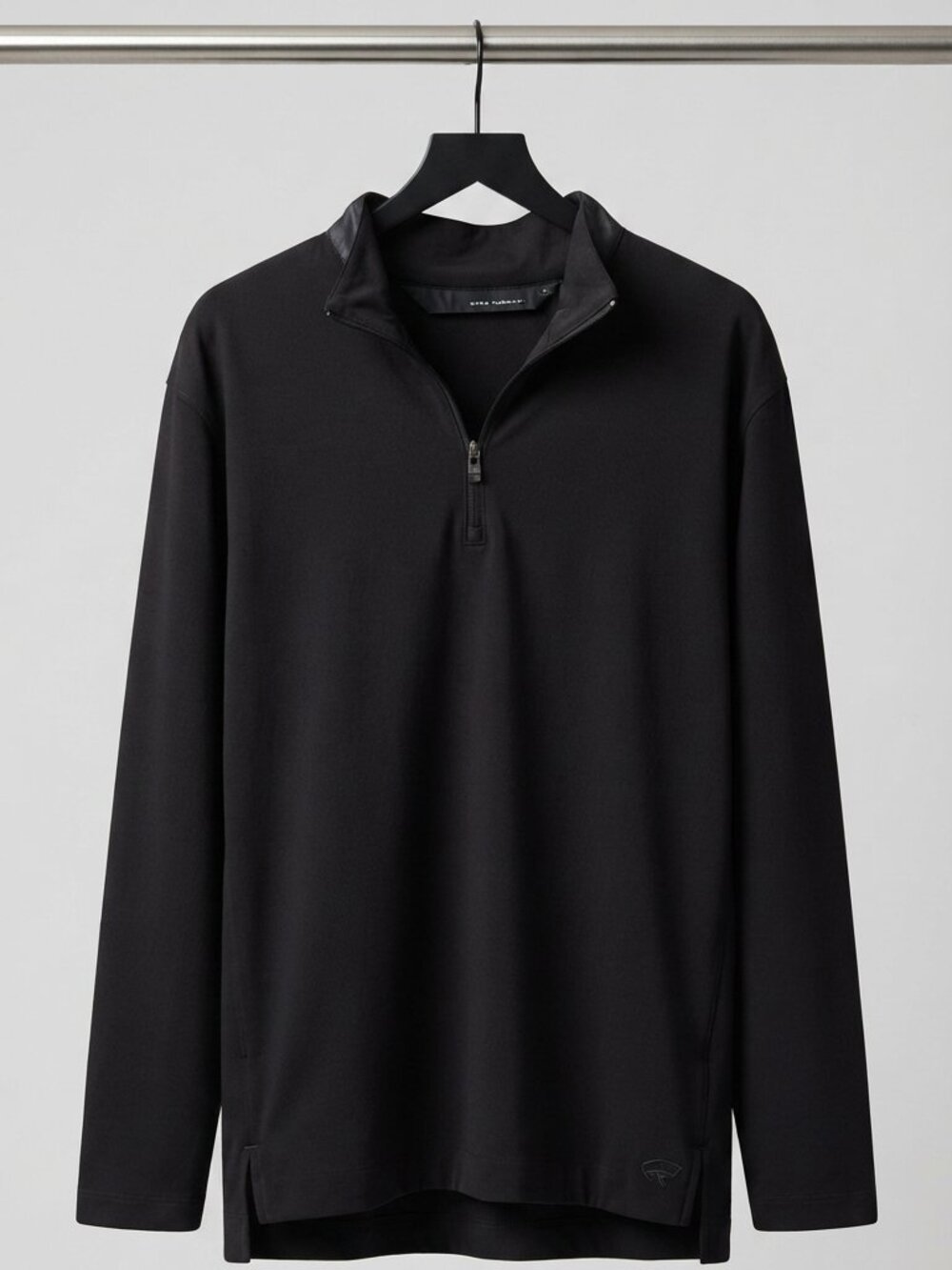 Greg Norman Collection Quarter Zip Fleece Pullover Black XXL 2XL Golf Jacket